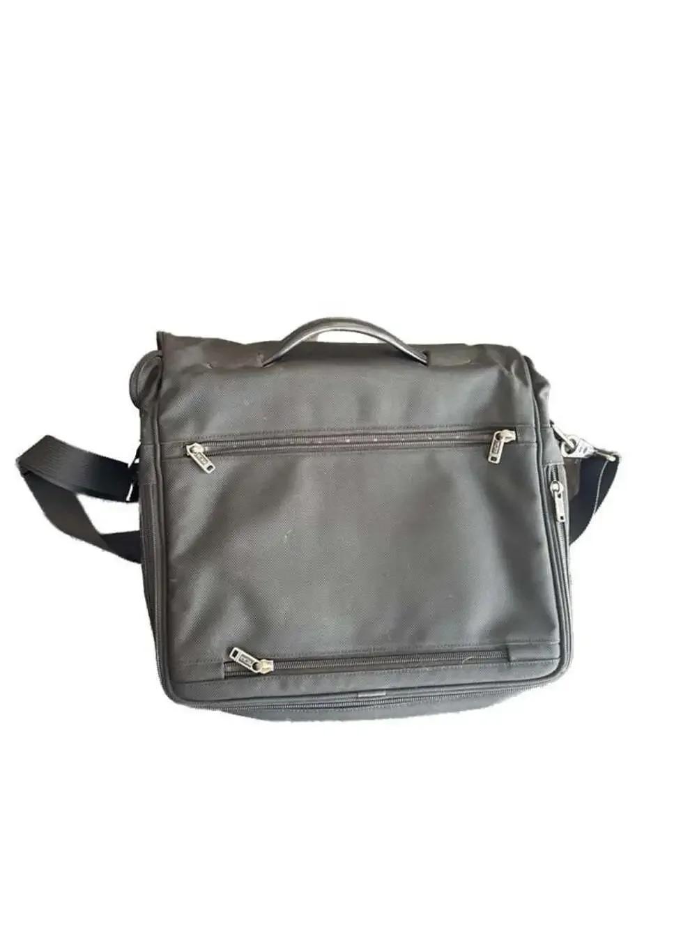 TUMI Business Bag Briefcase Black Solid Used